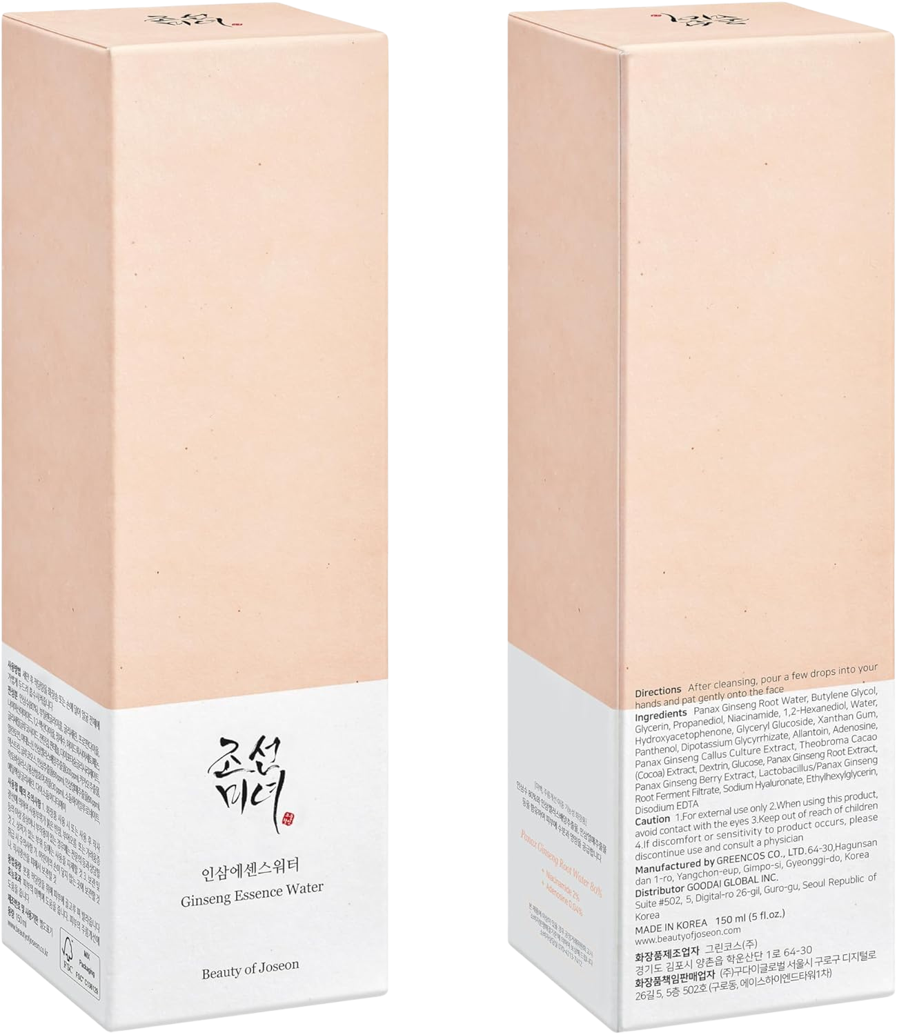 Beauty of Joseon Ginseng Essence Water