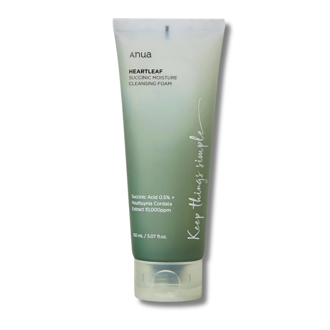 Anua Heartleaf Succinic Moisture Cleansing Foam