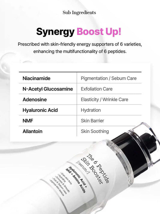 COSRX 6 Peptide Skin Booster Serum - Korean Skincare