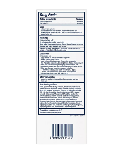 CeraVe Hydrating Mineral Sunscreen SPF 50 Face Lotion